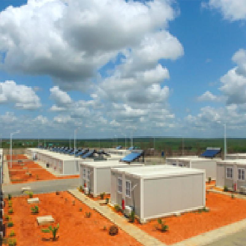 20 피트의 평평한 팩 용기