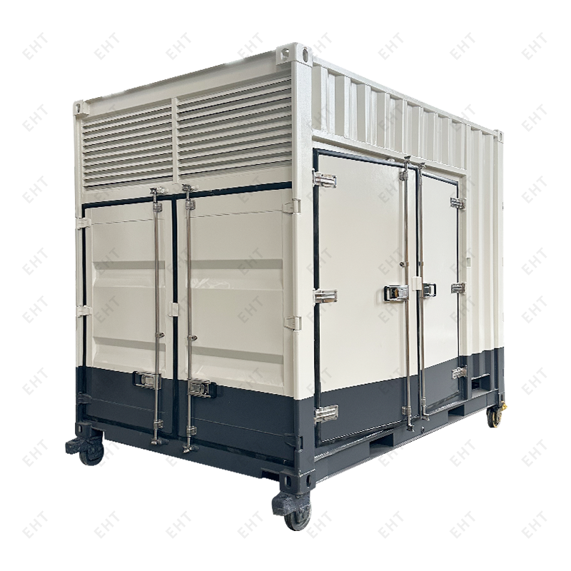 오일-물 수집 시스템을 갖춘 맞춤형 12피트 공기 압축기 인클로저