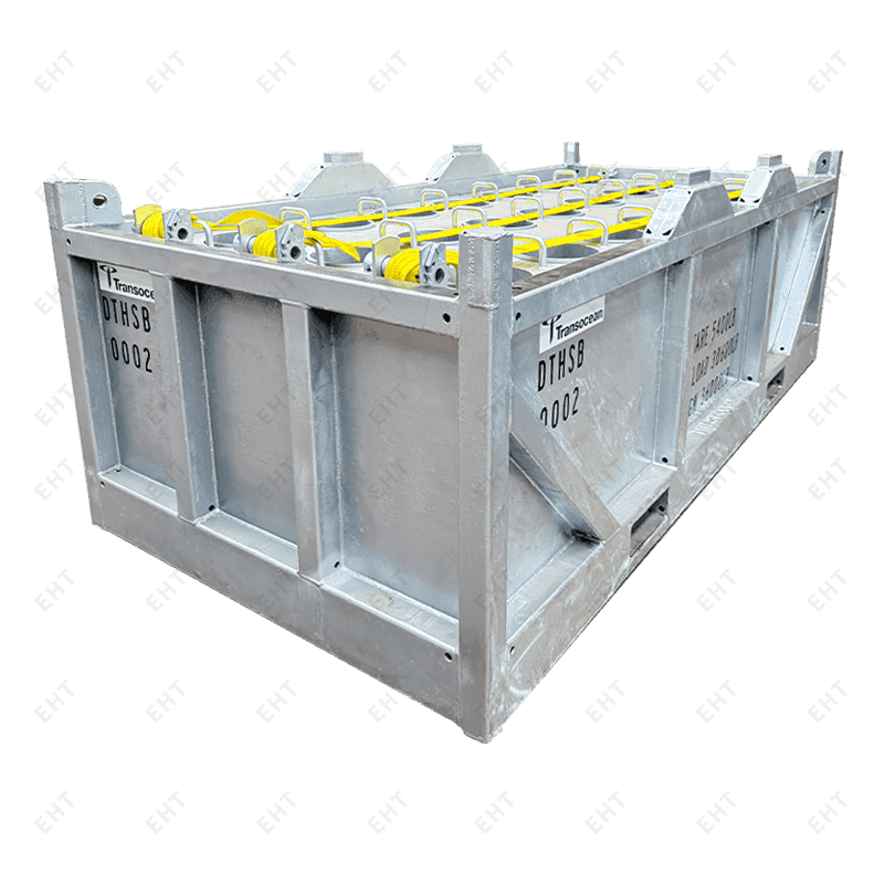 해양 플랫폼 파이프 보관 크레인 바구니